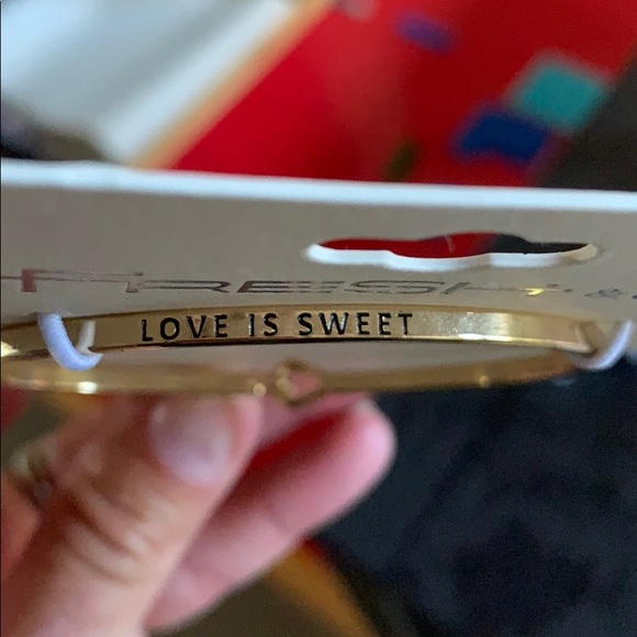 NEW super cute bangle bracelets. Sayings on both - Picture 3 of 4